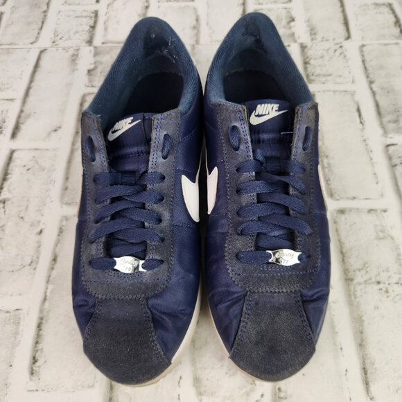 Nike Cortez Basic Nylon Men's Size 9 Obsidian Blue Athletic Sneakers 819720-411 - Picture 9 of 10